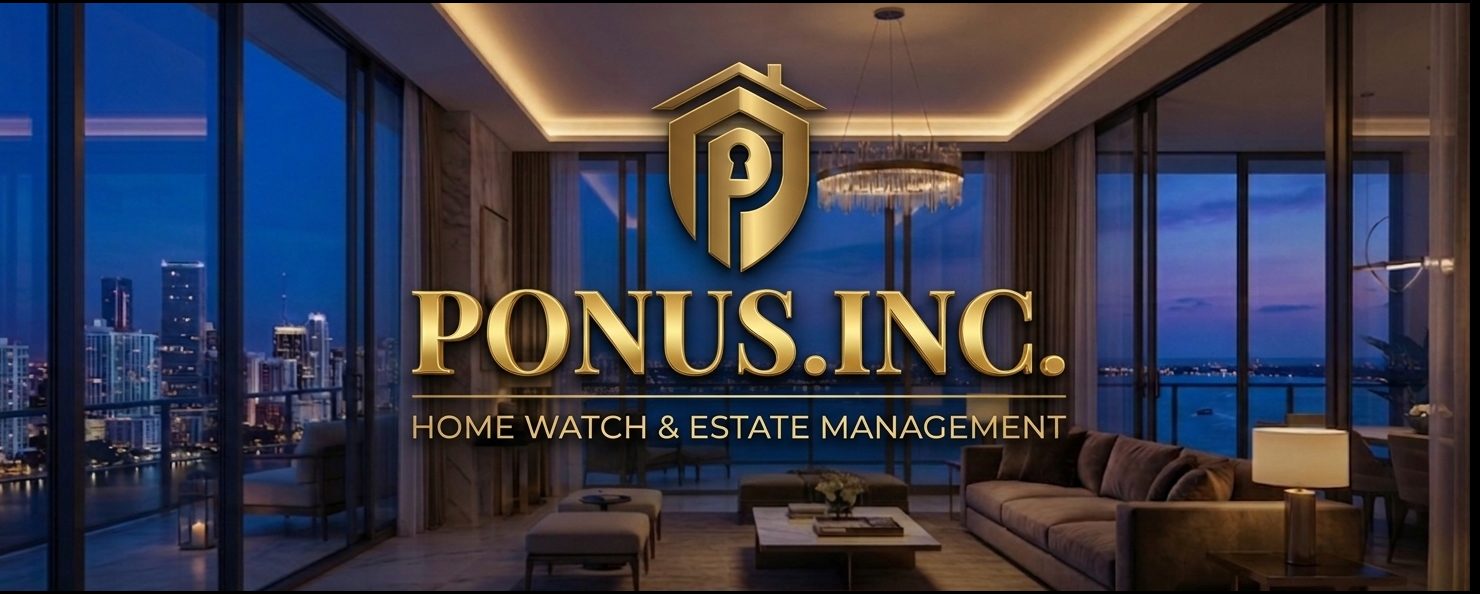 Premium Miami residence — PONUS asset protection and home watch